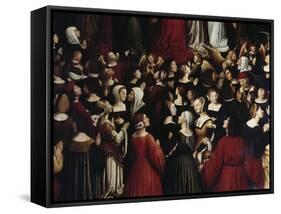 Heaven or All Saints' Altarpiece-Ludovico Brea-Framed Stretched Canvas