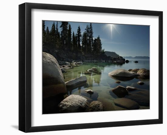 Heaven over Tahoe-Natalie Mikaels-Framed Premium Photographic Print