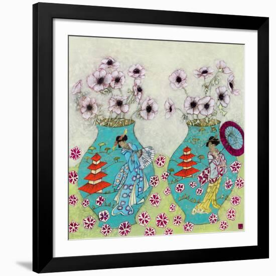 Heavenly Anemones-Emma Forrester-Framed Giclee Print