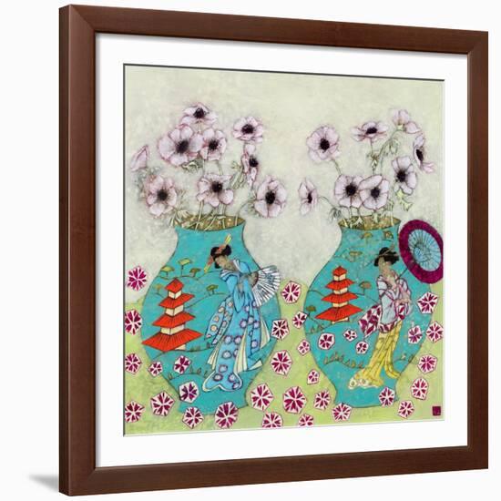 Heavenly Anemones-Emma Forrester-Framed Giclee Print