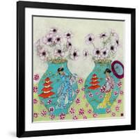 Heavenly Anemones-Emma Forrester-Framed Giclee Print