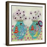 Heavenly Anemones-Emma Forrester-Framed Giclee Print