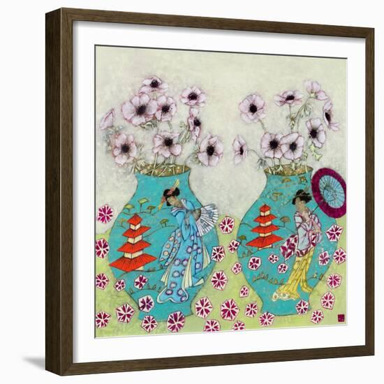 Heavenly Anemones-Emma Forrester-Framed Giclee Print