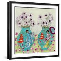 Heavenly Anemones-Emma Forrester-Framed Giclee Print