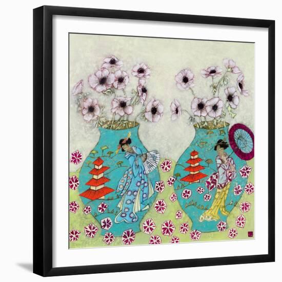 Heavenly Anemones-Emma Forrester-Framed Giclee Print