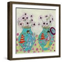 Heavenly Anemones-Emma Forrester-Framed Giclee Print