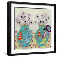 Heavenly Anemones-Emma Forrester-Framed Giclee Print