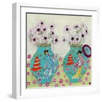 Heavenly Anemones-Emma Forrester-Framed Giclee Print