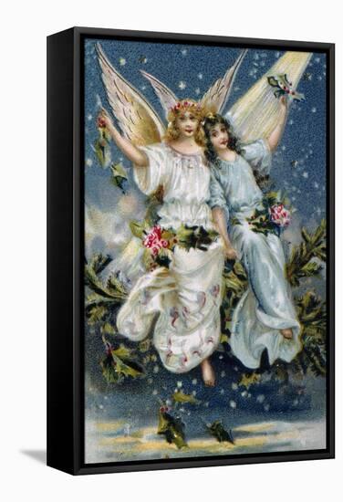 Heavenly Angels-null-Framed Stretched Canvas