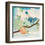 Heavenly Birds 1-Studio M-Framed Art Print