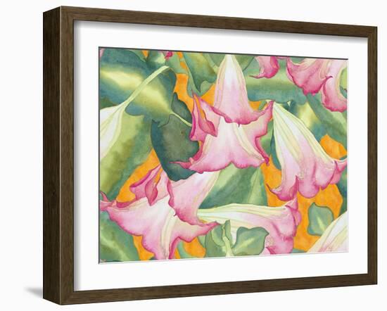 Heavenly Divine- Angel Trumpets-Carissa Luminess-Framed Giclee Print