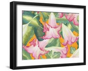 Heavenly Divine- Angel Trumpets-Carissa Luminess-Framed Giclee Print