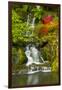 Heavenly Falls, Portland Japanese Garden, Oregon, Usa-Michel Hersen-Framed Photographic Print