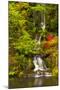 Heavenly Falls, Portland Japanese Garden, Oregon, Usa-Michel Hersen-Mounted Photographic Print