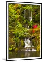 Heavenly Falls, Portland Japanese Garden, Oregon, Usa-Michel Hersen-Framed Premium Photographic Print