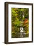 Heavenly Falls, Portland Japanese Garden, Oregon, Usa-Michel Hersen-Framed Photographic Print