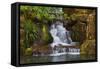 Heavenly Falls, Portland Japanese Garden, Portland, Oregon, Usa-Michel Hersen-Framed Stretched Canvas