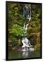 Heavenly Falls, Portland Japanese Garden, Portland, Oregon, Usa-Michel Hersen-Framed Premium Photographic Print