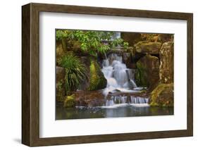 Heavenly Falls, Portland Japanese Garden, Portland, Oregon, Usa-Michel Hersen-Framed Photographic Print