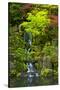 Heavenly Falls, Portland Japanese Garden, Portland, Oregon, USA-Michel Hersen-Stretched Canvas