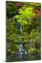 Heavenly Falls, Portland Japanese Garden, Portland, Oregon, USA-Michel Hersen-Mounted Photographic Print