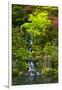 Heavenly Falls, Portland Japanese Garden, Portland, Oregon, USA-Michel Hersen-Framed Photographic Print