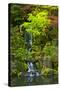 Heavenly Falls, Portland Japanese Garden, Portland, Oregon, USA-Michel Hersen-Stretched Canvas