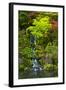 Heavenly Falls, Portland Japanese Garden, Portland, Oregon, USA-Michel Hersen-Framed Photographic Print