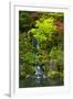 Heavenly Falls, Portland Japanese Garden, Portland, Oregon, USA-Michel Hersen-Framed Photographic Print