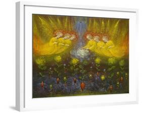 Heavenly Garden, 2020 (oil on Belgian linen)-Annael Anelia Pavlova-Framed Giclee Print