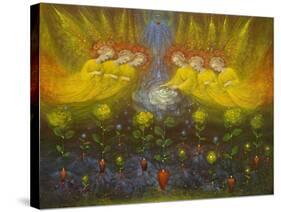 Heavenly Garden, 2020 (oil on Belgian linen)-Annael Anelia Pavlova-Stretched Canvas