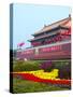 Heavenly Gate Entrance to Forbidden City During National Day Festival, Beijing, China, Asia-Kimberly Walker-Stretched Canvas