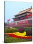 Heavenly Gate Entrance to Forbidden City During National Day Festival, Beijing, China, Asia-Kimberly Walker-Stretched Canvas