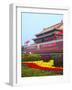 Heavenly Gate Entrance to Forbidden City During National Day Festival, Beijing, China, Asia-Kimberly Walker-Framed Photographic Print