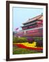 Heavenly Gate Entrance to Forbidden City During National Day Festival, Beijing, China, Asia-Kimberly Walker-Framed Photographic Print