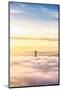 Heavenly Golden Gate, Above The Fog at Sunrise, San Francisco-Vincent James-Mounted Photographic Print