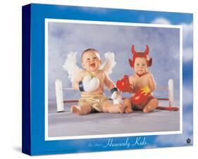 Heavenly Kids, Good Wins-Tom Arma-Stretched Canvas