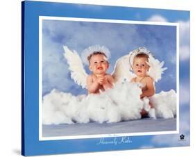 Heavenly Kids, Two Angels-Tom Arma-Stretched Canvas