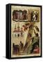 Heavenly Ladder of St. John Climacus (Tempera on Panel)-Russian-Framed Stretched Canvas