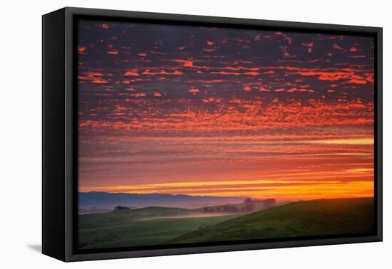 Heavenly Sunrise Burn, Northern California-null-Framed Stretched Canvas