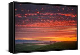 Heavenly Sunrise Burn, Northern California-null-Framed Stretched Canvas