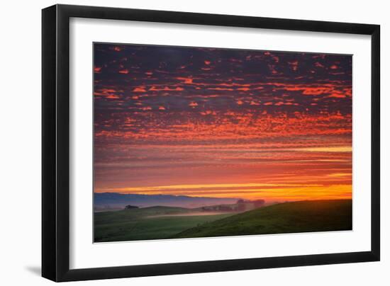 Heavenly Sunrise Burn, Northern California-null-Framed Photographic Print