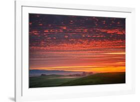 Heavenly Sunrise Burn, Northern California-null-Framed Photographic Print