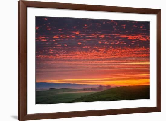 Heavenly Sunrise Burn, Northern California-null-Framed Photographic Print