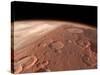 Heavily Cratered Highlands on the Surface of Mars-Stocktrek Images-Stretched Canvas