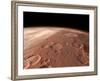 Heavily Cratered Highlands on the Surface of Mars-Stocktrek Images-Framed Photographic Print