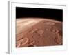 Heavily Cratered Highlands on the Surface of Mars-Stocktrek Images-Framed Photographic Print