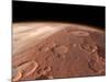 Heavily Cratered Highlands on the Surface of Mars-Stocktrek Images-Mounted Photographic Print