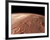 Heavily Cratered Highlands on the Surface of Mars-Stocktrek Images-Framed Photographic Print