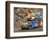 Heavily Loaded Jeepney, a Typical Local Bus, on Kennon Road, Rosario-Baguio, Luzon, Philippines-null-Framed Photographic Print